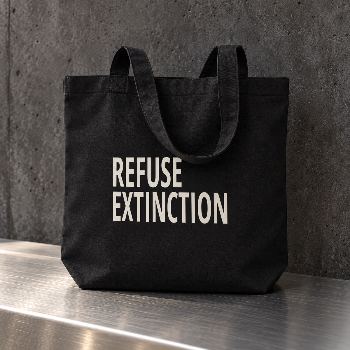 Refuse Extinction Tote